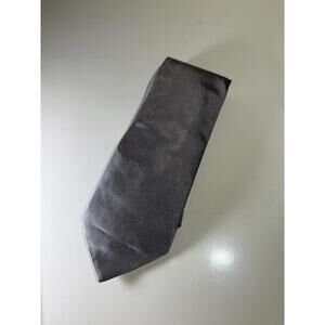 BROOKS BROTHER Silk Solid Gray Tie